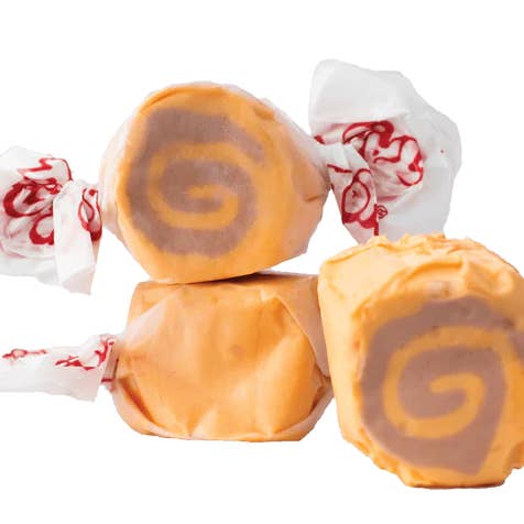 Cookie butter salt water taffy 2.5lb bag for wholesale by Taffy Town UK