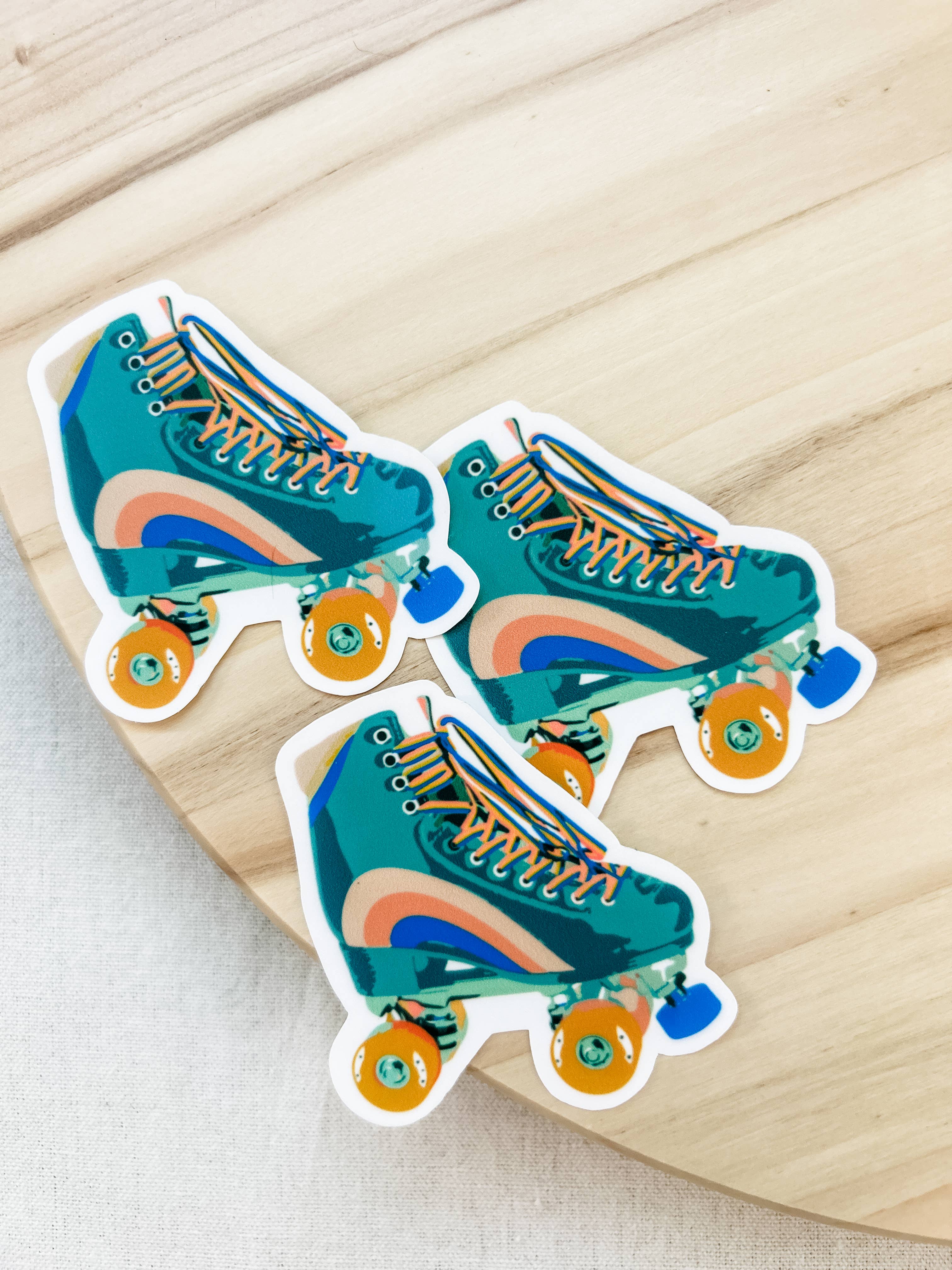 Studio Miller - Wholesale Sticker - Retro Roller Derby Skate matte vinylsticker2