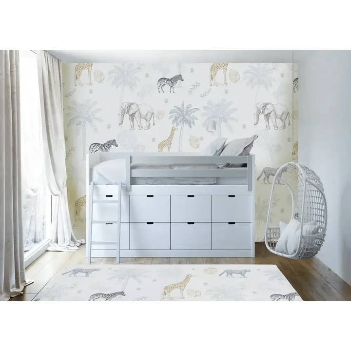 Children's Vinyl Rug 120x160 Mod. JUNGLE - Stork Dreams for wholesale by Nenina & Co