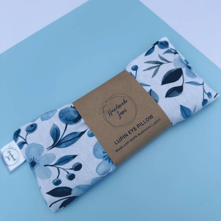Handmade Jems - Wholesale Spa/Therapy Pillow - Blue Floral Lupin Eye Pillow
