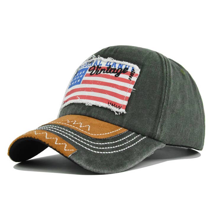 MKS America - Wholesale Baseball Cap - Women's - Fourth of July stylish flag hat baseball cap2