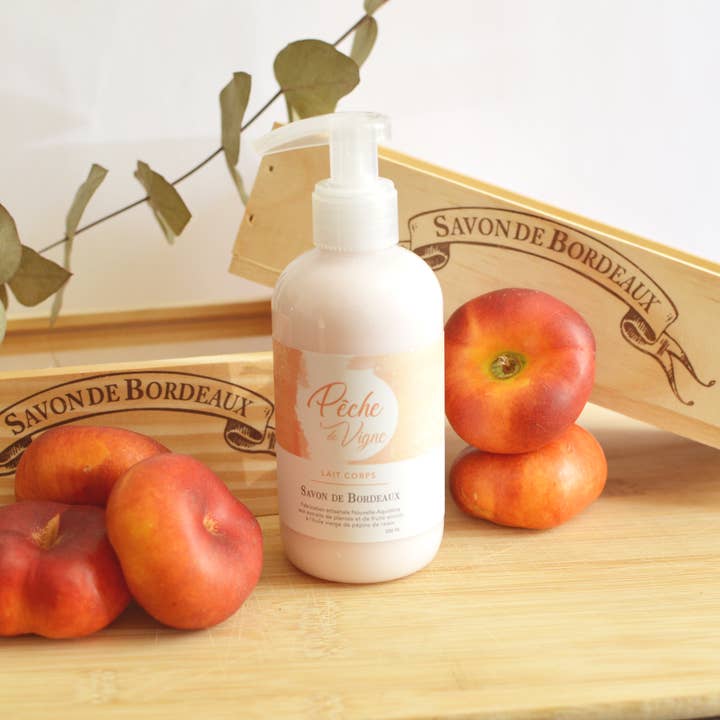 ARTISANAL BODY MILK PEACH for wholesale by Savon de Bordeaux