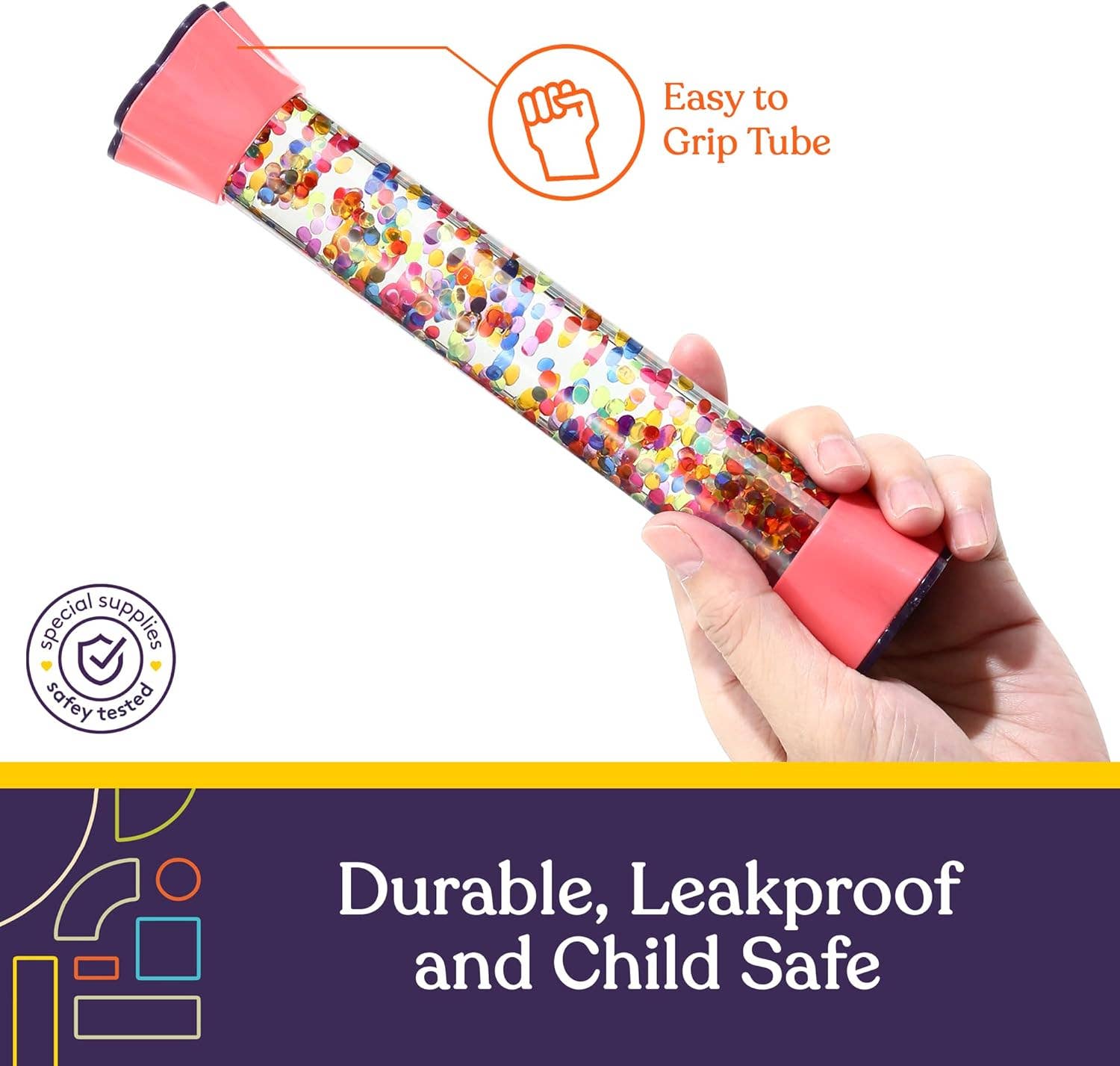 Special Supplies - Wholesale Fidget Toy - Kids - Special Supplies Liquid Motion Bubbler Toy Cool Tubes 6-Pack Colorful Hourglass Timer with Droplet Movement, Bedroom, Sensory Play, Cool Home or School5