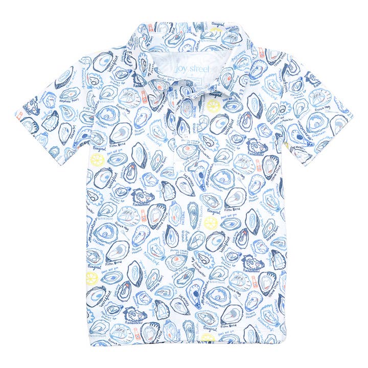 Oysters Boy's Polo Shirt for wholesale by Joy Street