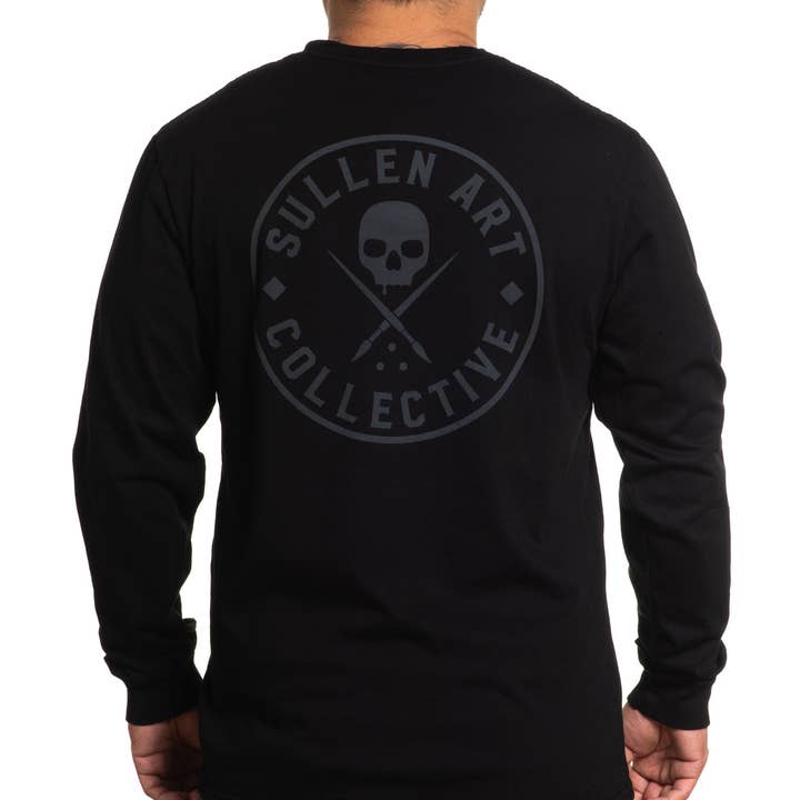 Ever Long Sleeve Jet Black for wholesale by Sullen Clothing