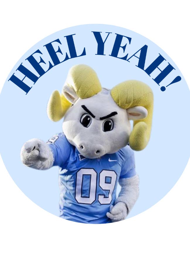 UNC - HÆL YEAH! (maskot) for engroshandel hos Ella Blue Boutique