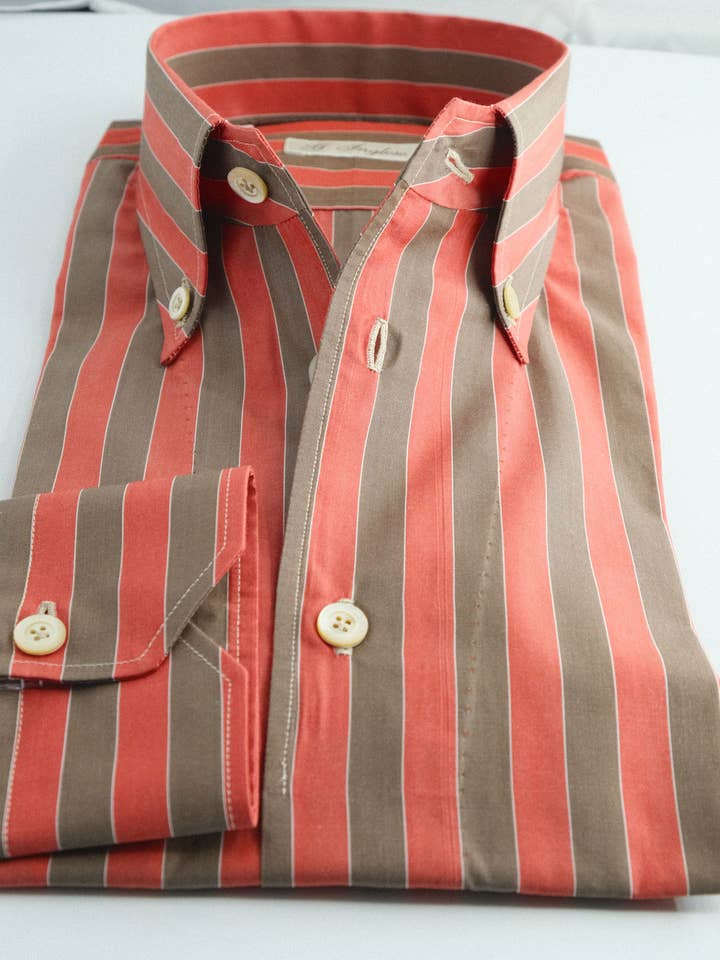 Camisa mod. Anacapri franja grande 100% algodón C0010 para venta al por mayor de G. Inglese