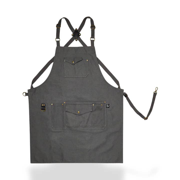Le tablier robuste Canvas - Gris foncé pour la vente par Farmers Defense