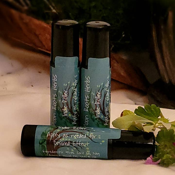 Fragranza indipendente Roller Ball per la vendita all'ingrosso da parte di Moon Roots Herbs, LLC