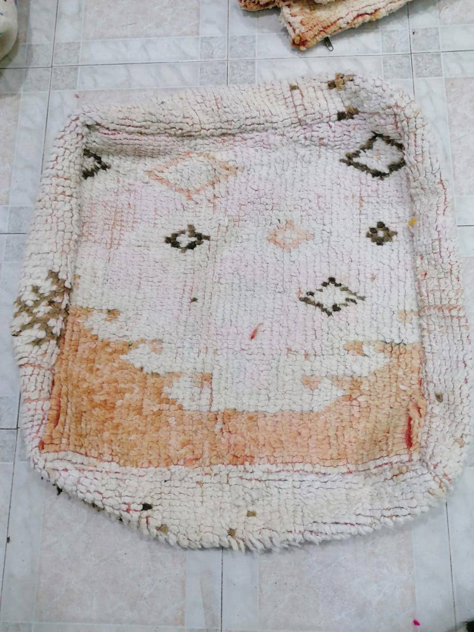 marrakeshop - Vendita all'ingrosso Pouf - Cuscini da pavimento vintage marocchini Boujad Copertura Pouf1