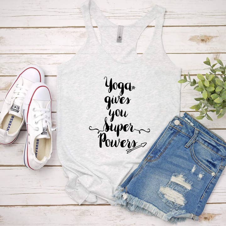 Moonlight Makers - Wholesale Tank top – Women′s - Yoga Gives You Superpowers - Women's Tank Top - Yogi1