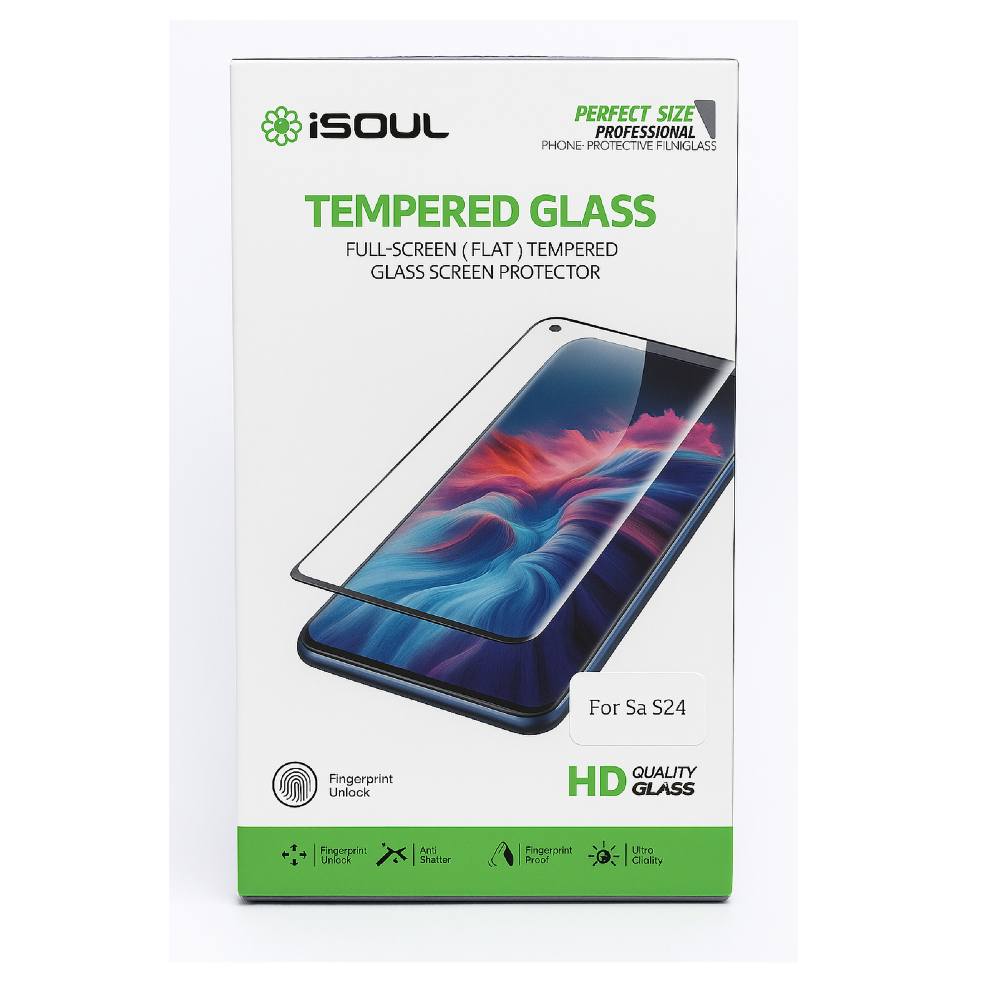 Mighty Wireless - Wholesale Device Screen Protector - iSoul Tempered Glass Available for All Phones MK1441