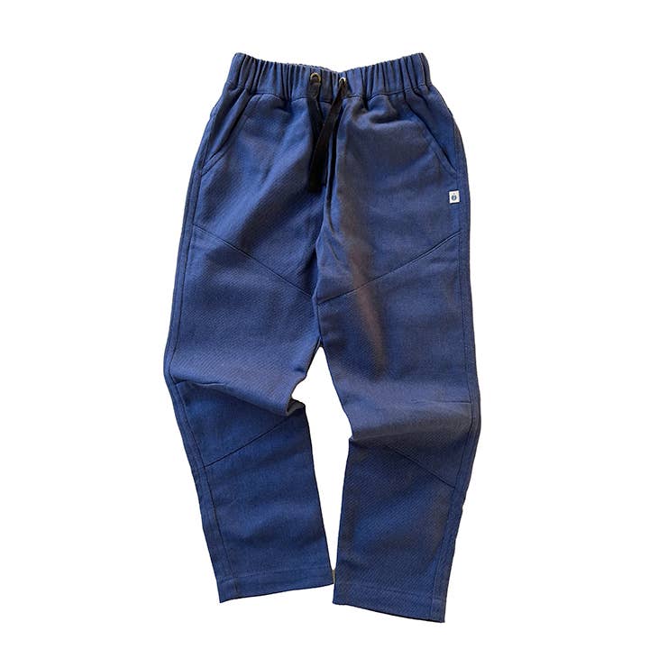 Organic Lined Ash Pants Navy for wholesale by Jackalo