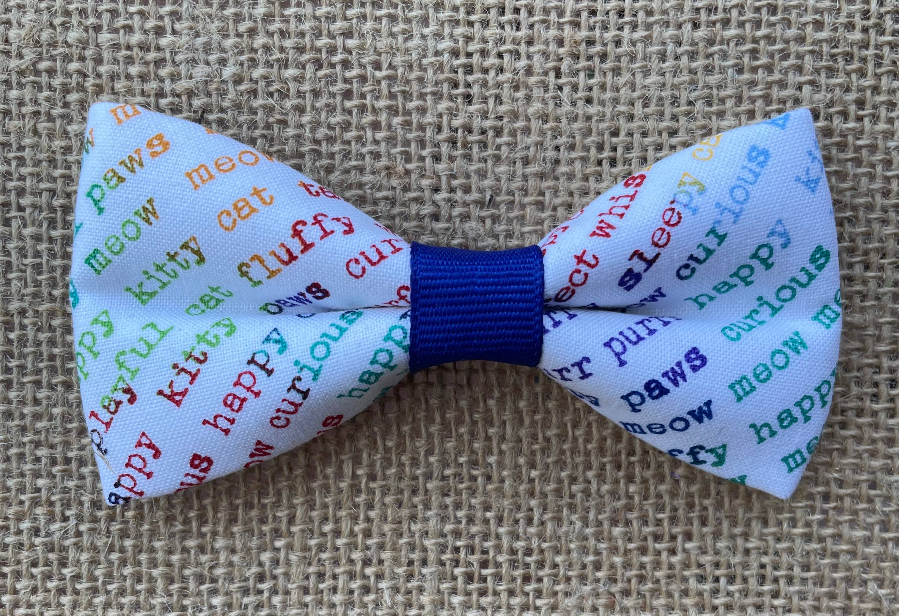 DOG BOW TIES - Wholesale Pet Bow Tie - Cat - MINI SIZE Kitty Cat Sayings3