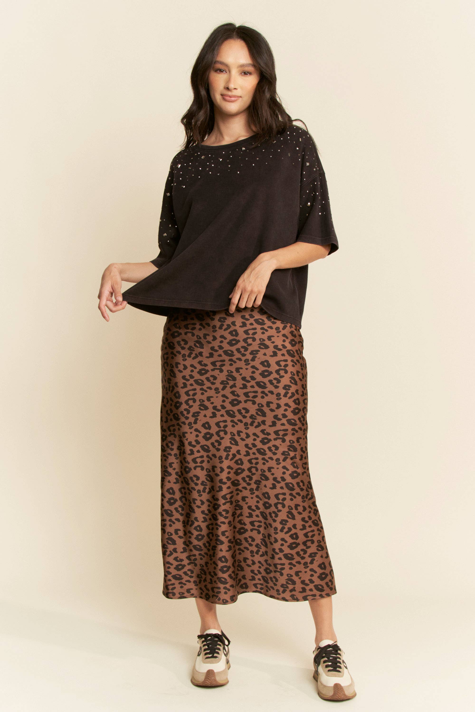 Davi & Dani – Großhandel Strickoberteil – Damen – HOTFIX BESATZ KURZARM LOOSE FIT OBERTEIL8