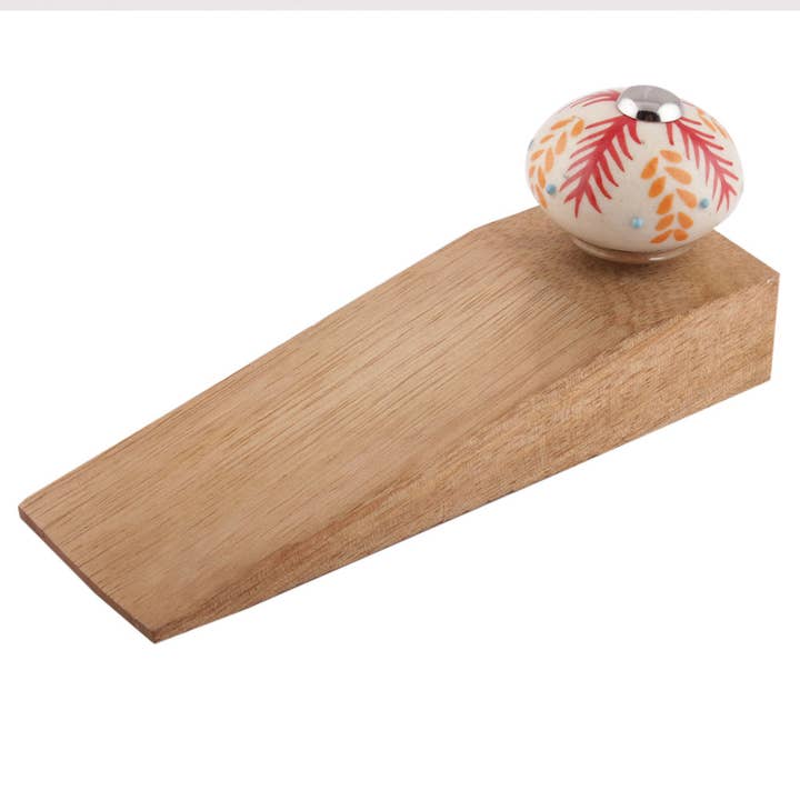 Fermaporta in ceramica da 100 pezzi per tenere aperta la porta (rosso) per la vendita all'ingrosso da parte di Daana Paani LLC