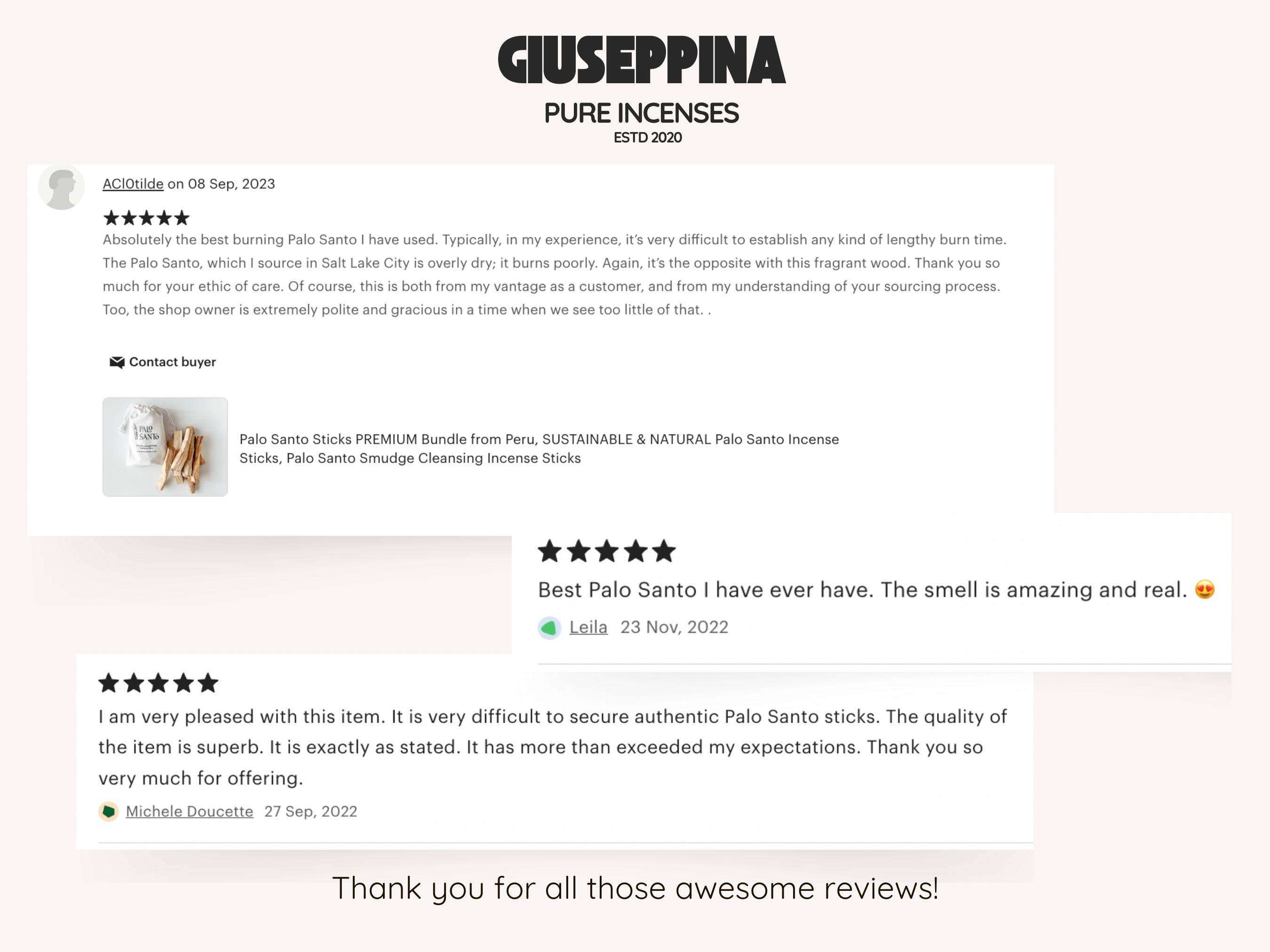 Giuseppina Shop – wholesale Salviabunt – Eukalyptus och Sage Rökelsepinne – Naturlig Rening7