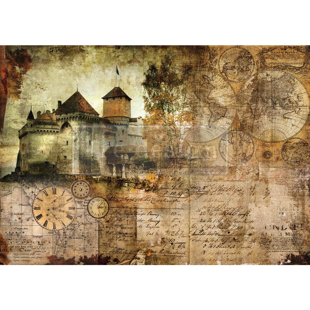 Redesign with Prima - Wholesale Craft Supplies - REDESIGN A1 DECOUPAGE RICE PAPER (MULBERRY TISSUE PAPER)0