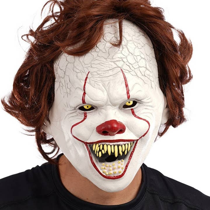 Déguisement de clown effrayant en latex pour Halloween pour la vente par Stylex Party