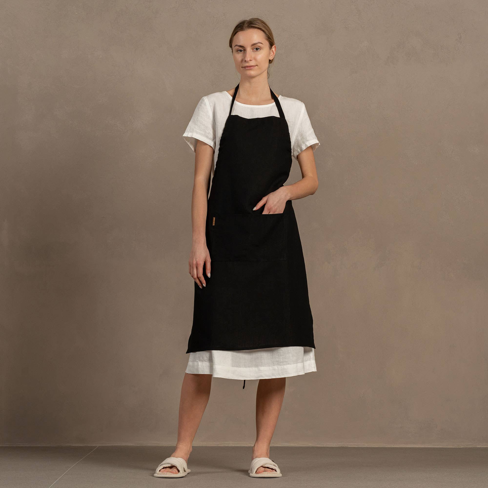 menique – Engroshandel Forklæde – Justerbart forklæde i hør3