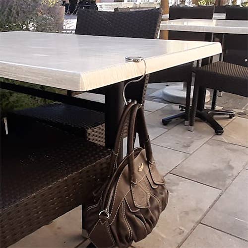 Miss Kha - Wholesale Handtas haak/hanger - Dames - Pak van 150 opvouwbare tassenhangers (handtashouder)6