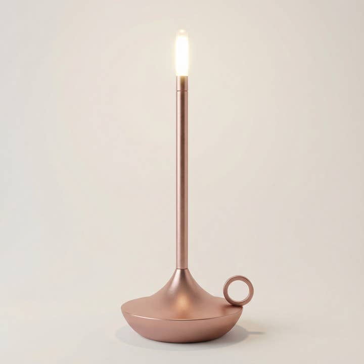 Kiyo Home - Wholesale Accent/Desk Lamp - Portable Cordless Candle Lamp | Touchable Lamp | LED Lamp25