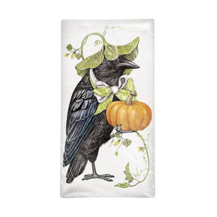 Crow Leaf Hat Bagged Towel for wholesale by Mary Lake-Thompson Ltd.