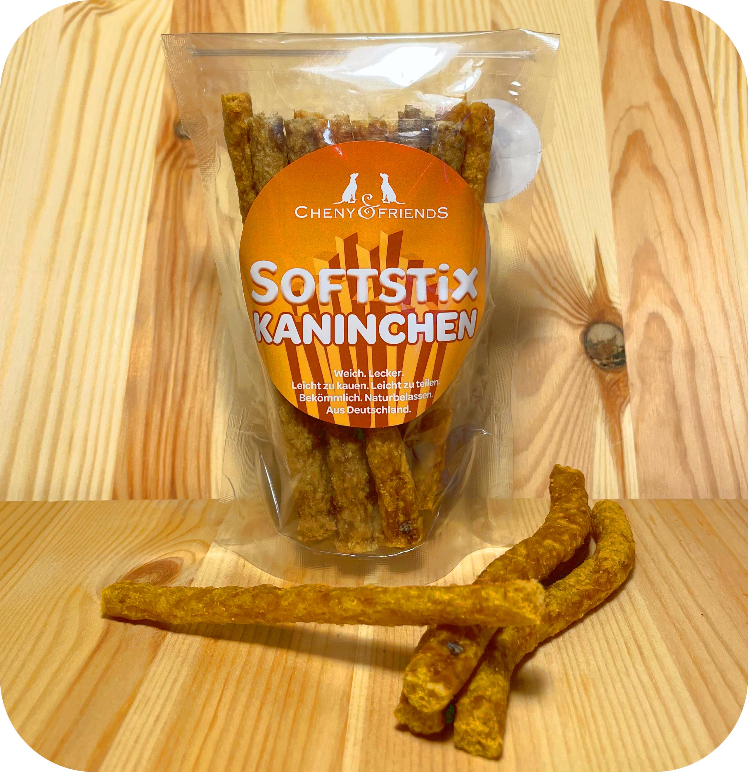 Cheny & Friends - Wholesale Pet Treats - Dog - Softstix Rabbit