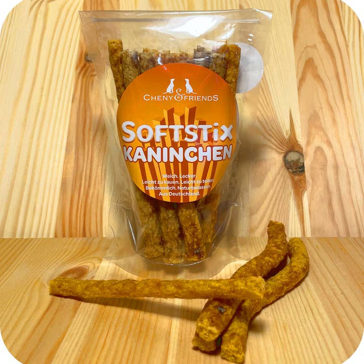 Cheny & Friends - Wholesale Pet Treats - Dog - Softstix Rabbit0