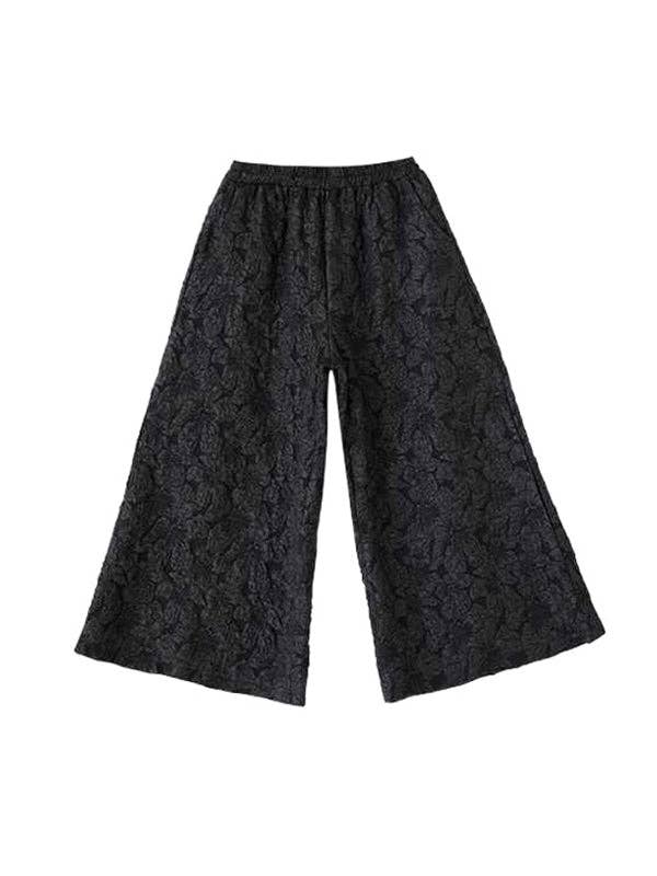 NERO Set di due pezzi con scollo tondo in tinta unita con tasche in jacquard elasticizzato a maniche lunghe in vendita all'ingrosso su Faire8