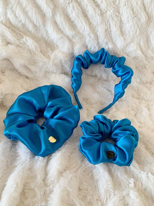 Silk + Scrunchie - Wholesale Scrunchie - Women's - Grotta Azzurra | Jumbo1