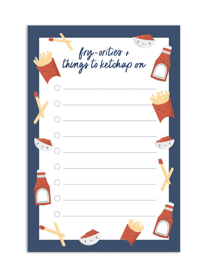 Bloco de notas de Fryoridades por atacado de peach & paperie