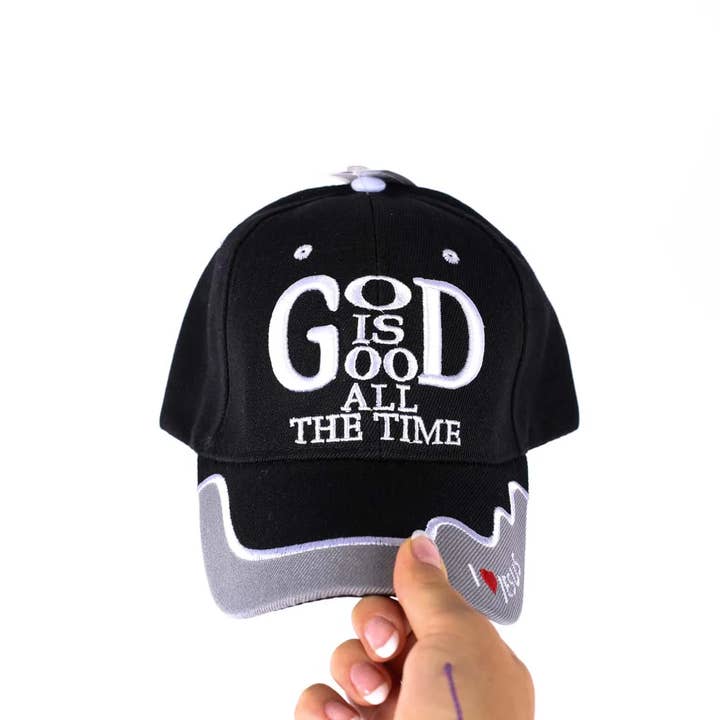 Swanson Christian Products - Wholesale Baseball Cap - Unisex - Cap God Is Good Black