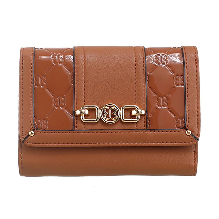 Bessie London - Venta al por mayor Cartera - Mujer - MONEDERO DE CHAROL BESSIE CON SOLAPA PEQUEÑA