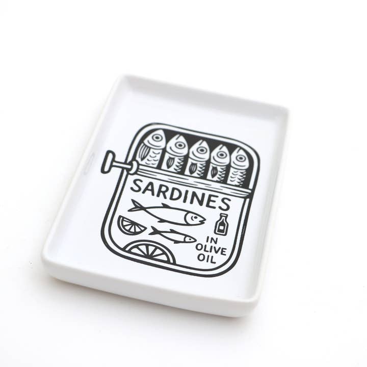 Lenny Mud - Wholesale Decorative Tray - Sardines in can Tray, Olive oil dipping dish or trinket2