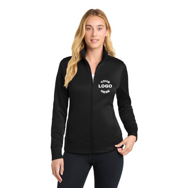 Custom Branded Sport-Tek Women’s Sport-Wick Fleece Full-Zip for wholesale by Hansjay creations