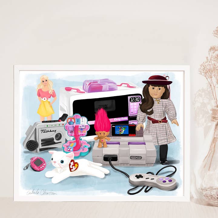 Portrait Of A 90’s Kid Limited Edition Print for wholesale by Talula Christian Art