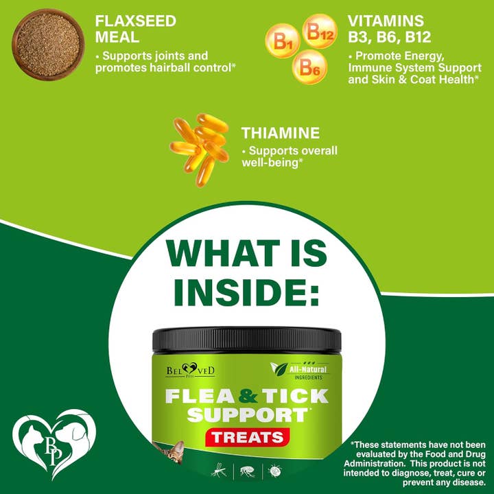 Beloved Pets - Wholesale Pet Supplement - Cat/Dog - Flea and Tick Prevention Chewable Pills for Dogs and Cats - Revolution Oral Flea Treatment for Pets - Pest Control & Natural Defense - Chewables Small Tablets Made in USA (Salmon (for Cats))3