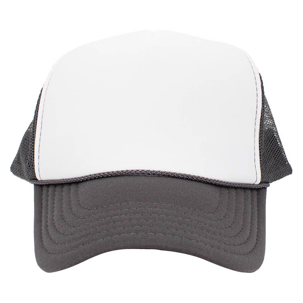 Sensibling Corp. - Wholesale Truckerpet - Dames - Effen tweekleurige truckerpet met mesh achterkant1