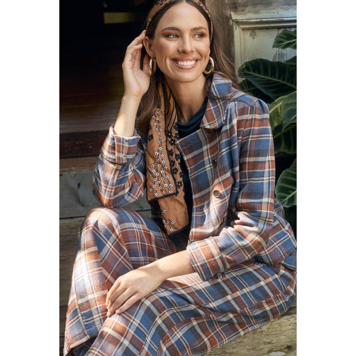 Stevie Jacket Tartan - Tartan for wholesale by MahaShe