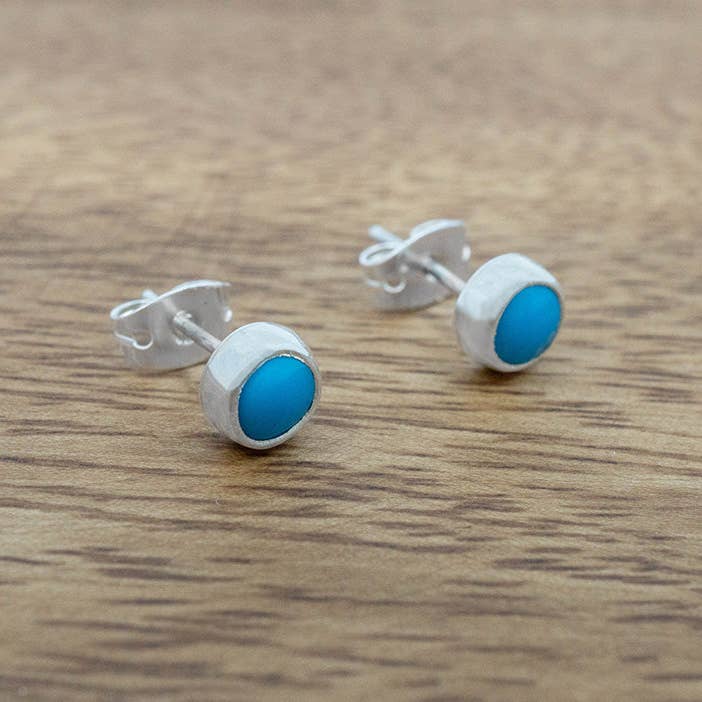 Petite Turquoise Studs for wholesale on Faire
