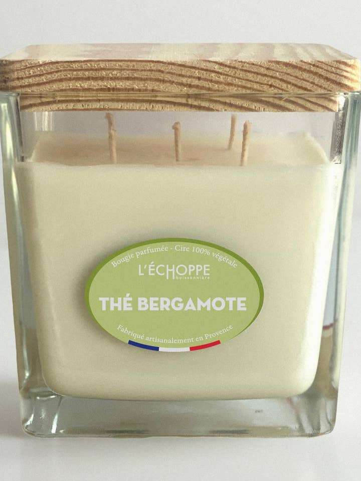 Tè Bergamotto - Candela profumata 700g per la vendita all'ingrosso da parte di L'Échoppe Buissonnière