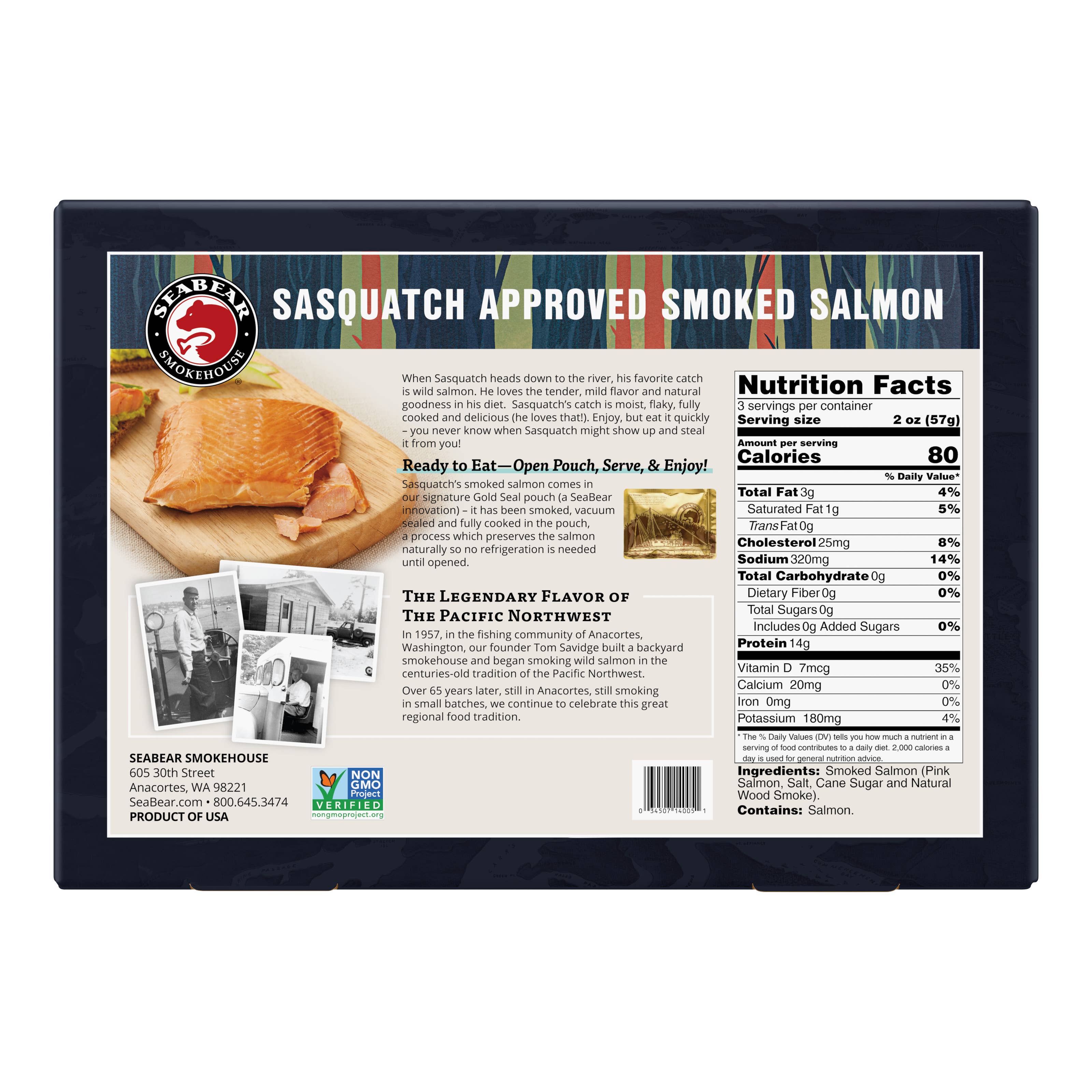 SeaBear Smokehouse - Wholesale Fish/Seafood - Sasquatch Approved Wild Smoked Salmon1