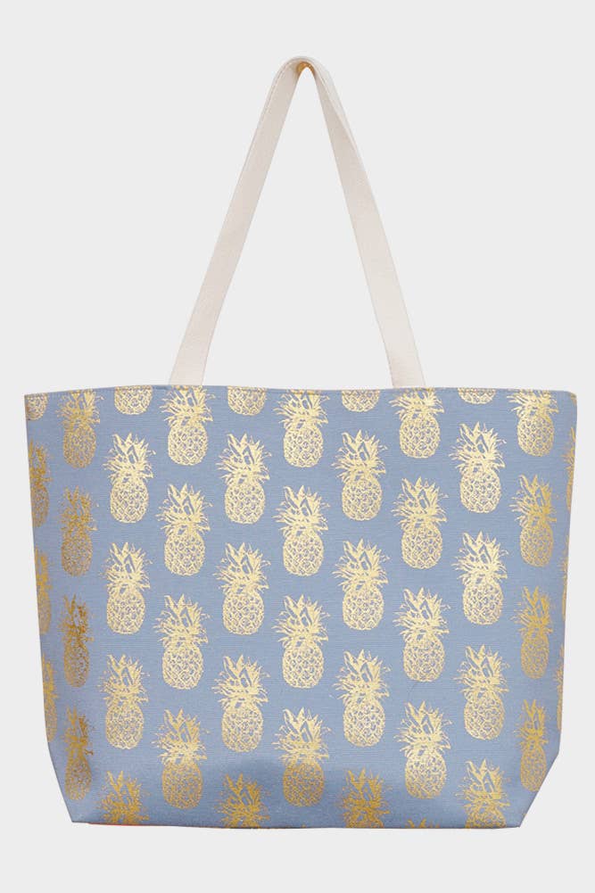 Hana – wholesale Beach bag – Pineapple Pattern Beach Bag5