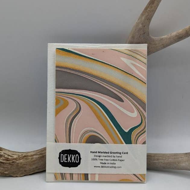 Biglietto di auguri in oro rosa per la vendita all'ingrosso da parte di Dekko Trading