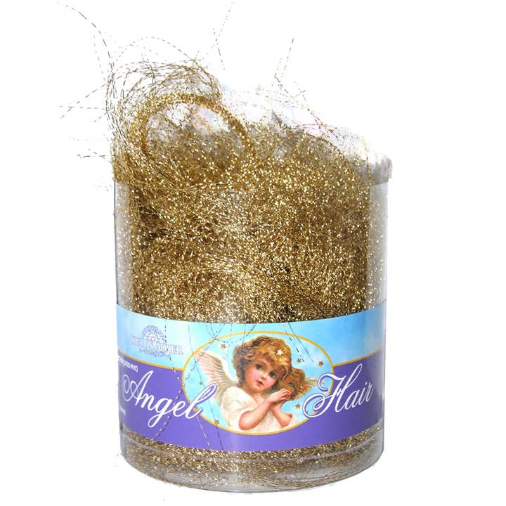 Kurt S. Adler, Inc. - Wholesale Christmas Decoration - PVC GOLD ANGEL HAIR 15 GRAMS