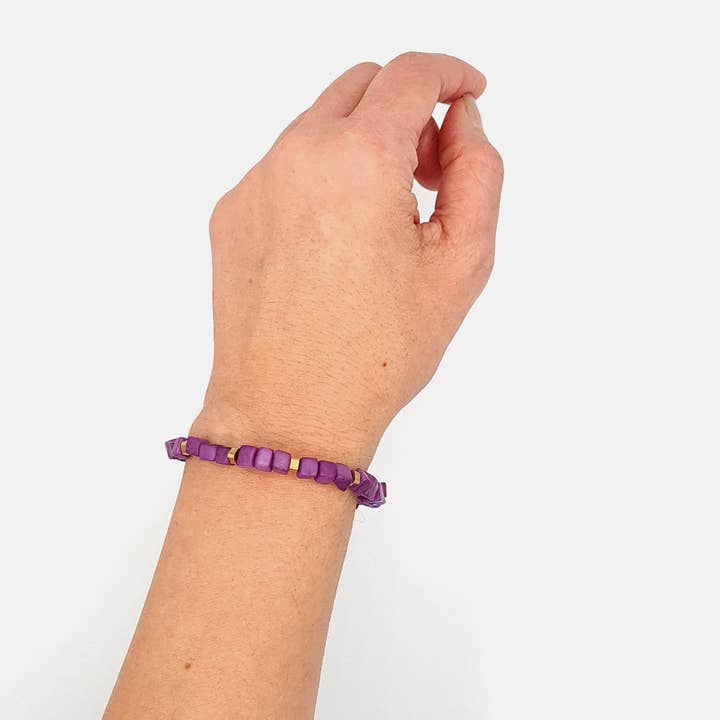 Pretty Pink Eco-Jewellery – wholesale Beaded bracelet – Friendship Tagua Bracelet7