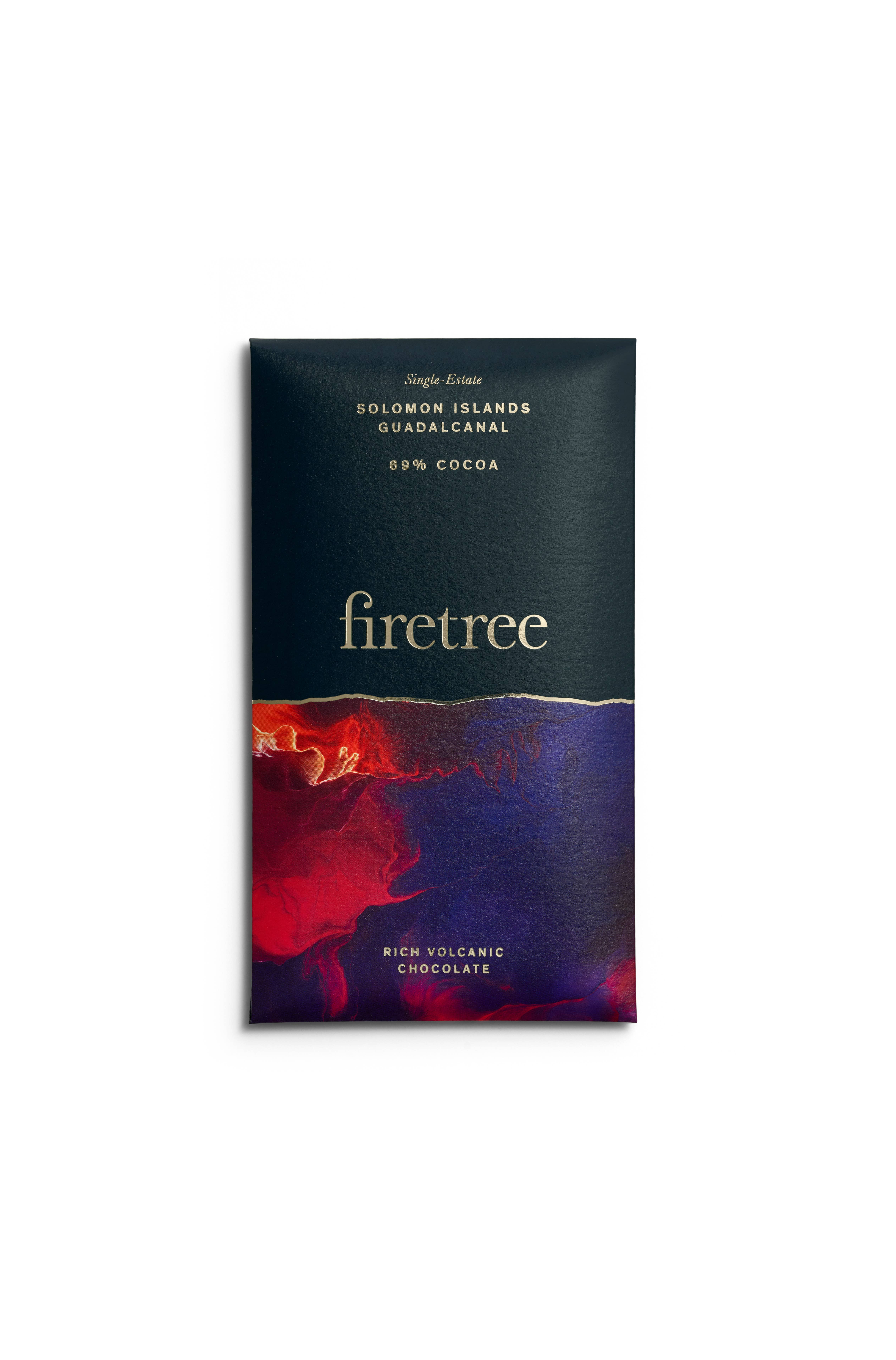 Firetree Chocolate – wholesale Chocolate bar – Solomon Islands Guadalcanal (69%) 25g Bar