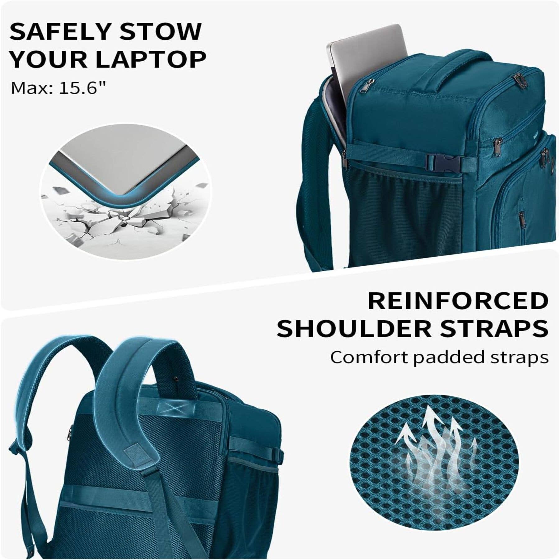 wandf - Wholesale Backpack – Unisex - ECOHUB 30L Flight-Approved Backpack USB Charging Port Bags41