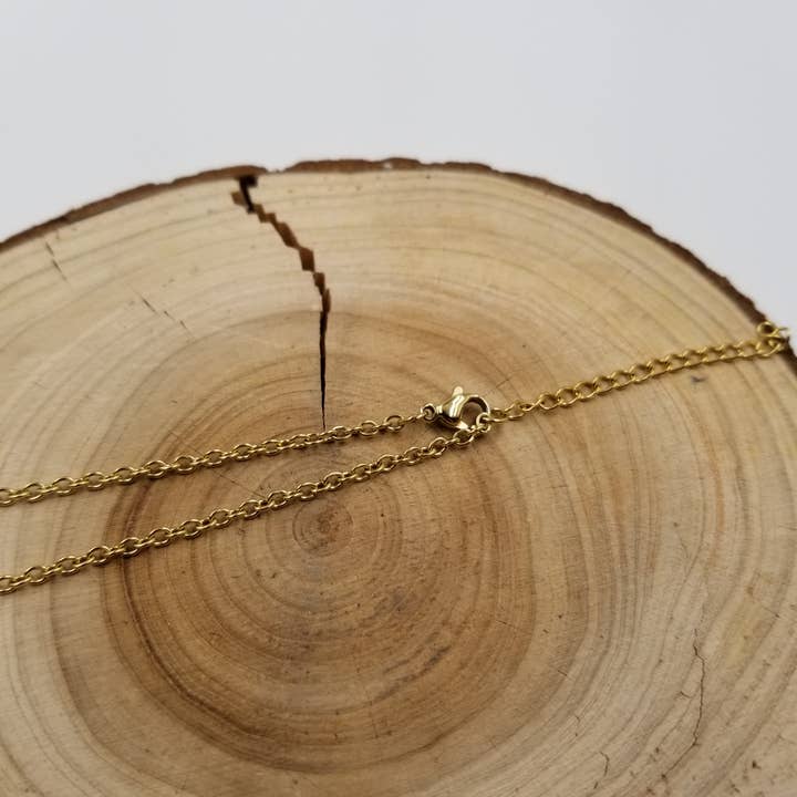 CHAKRA JEWELRY - Wholesale Pendant/charm necklace - Gold Interchangeable Macramé Cage Necklaces Without Stone2